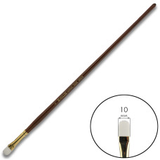 Пензель Синтетика овальна, Snow 1098FR, № 8, довга ручка KOLOS