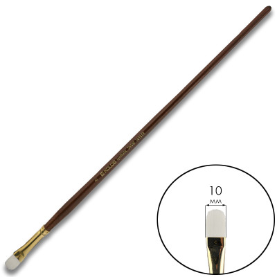 Пензель Синтетика овальна, Snow 1098FR, № 8, довга ручка KOLOS