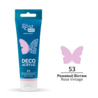 Акрил для декора, Розовая винтаж, матовый, 75 мл, ROSA TALENT