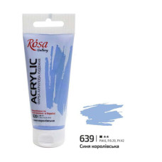 Акрилова фарба, Синя королівська, 60 мл, ROSA Gallery