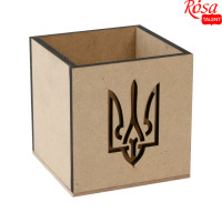 Склянка Тризуб 2, МДФ, 10х10х10 см, ROSA TALENT (240804)