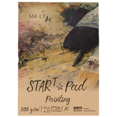 Склейка STAR T (mixed media) А4, 300г/м2, 20л, SMILTAINIS