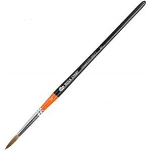 Пензель Колонок круглий, 311, № 2, коротка ручка ROSA Studio