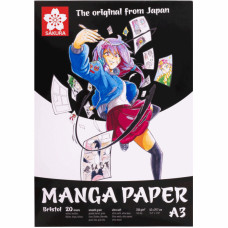 Альбом для рисунка MANGA, A3, 250г/м2, 20л, Sakura