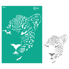 Трафарет багаторазовий самоклеючий №310 серія Тварини А4 (21×29,7 см) ROSA TALENT