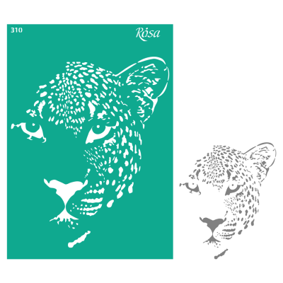 Трафарет многоразовый самоклеящийся №310 серия Животные А4 (21x29,7см) ROSA TALENT