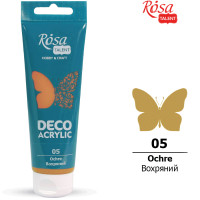 Акрил для декору, Вохряний, матовий, 75 мл, ROSA TALENT (322205)