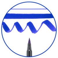 Маркер-кисточка акварельные KOI, Пурпурный (24), Sakura