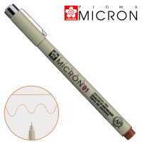 Линер PIGMA Micron (0,1), 0,25 мм, Коричневый, Sakura