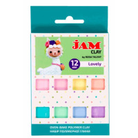 Набор пластики “Lovely“, 12х20г, Jam Clay, ROSA TALENT (5059014)