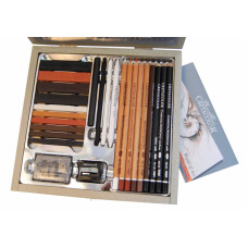 Универсальный набор карандашей для рисунка и скетчинга Passion Box, 25 шт, Cretacolor