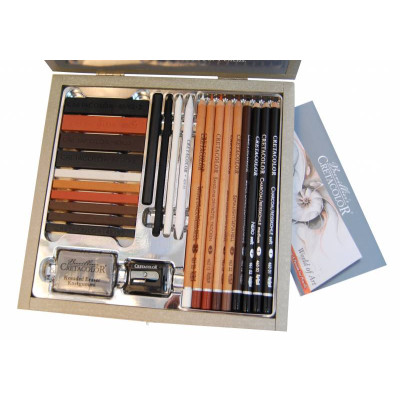 Универсальный набор карандашей для рисунка и скетчинга Passion Box, 25 шт, Cretacolor