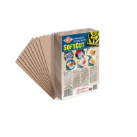 Набор блоков для гравюры, 100х100х3, 0 мм, 10 шт. в упак., 3.0/SC1B, SOFTCUT CARVING BLOCKS, ESSDEE