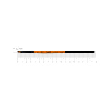 Кисть Синтетика плоская, FLAME 1368F, №000, кор ручка ROSA 1368F000