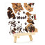 Набор картина по номерам Lucky Dogs, 15x15 см, с мольбертом ROSA START