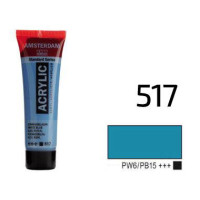 Фарба акрилова AMSTERDAM, (517) Королівський синій, 20 мл, Royal Talens