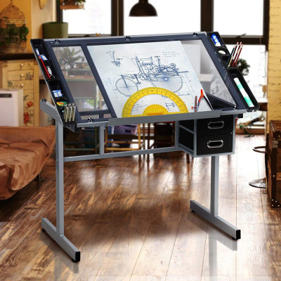 Стол художественный SINOART, 104x60x75 см, закаленное стекло, регулируемый угол наклона