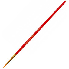 Пензель Синтетика кругла, № 1, коротка ручка ROSA START