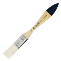 Пензель Щетина флейц, Wide 8043, № 20, коротка ручка KOLOS