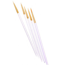 Набор кистей 7011, синтетика круг, 5 шт, KOLOS