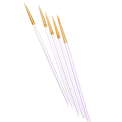 Набір пензлів 7011, синтетика коло, 5 шт, KOLOS