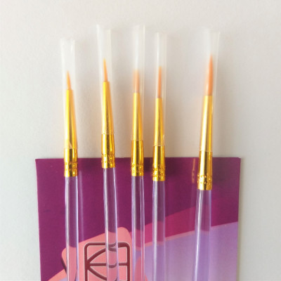 Набір пензлів 7011, синтетика коло, 5 шт, KOLOS