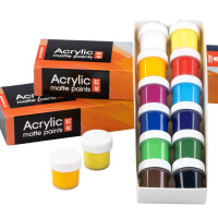 Набор акриловых красок Art матовый 12x10мл Arteo