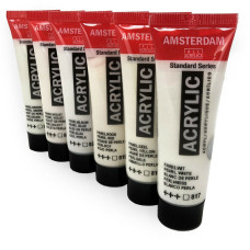 Набір акрилових фарб, AMSTERDAM STANDARD, 6*20 мл ПЕРЛАМУТРОВІ КОЛ, Royal Talens
