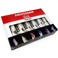 Набор акриловых красок AMSTERDAM STANDARD, 6х20 мл ПЕРЛАМУТРОВЫЕ ЦВ, Royal Talens