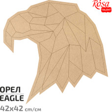 Основа для декорирования панно-мозаика Орел 1, МДФ, 42х42 см, ROSA TALENT (487515)