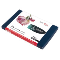 Набір акварельних фарб BOTANICAL, 24*2,5мл, кювета, картон, ROSA Gallery