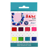 Набір пластики “Dream“, 12х20 г, Jam Clay, ROSA TALENT (5059012)