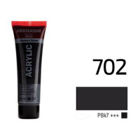 Фарба акрилова AMSTERDAM, (702) Сажа газова, 20 мл, Royal Talens