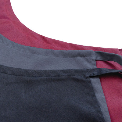 Фартук взрослый, 96х90 см, бордо, грета, ROSA Studio