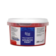 Фарба гуашева, Червона, 280 мл, ROSA Studio