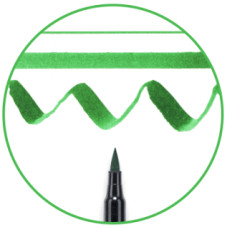 Маркер-кисточка акварельные KOI, Зеленый (29), Sakura