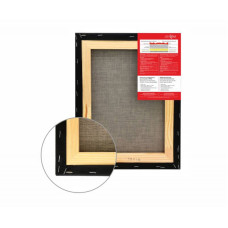 Подрамник, 20х30 см, мелкое зерно, Черный грунт, лён, ROSA