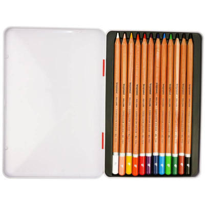 Набор цветных карандашей, EXPRESSION, 12 шт, мет,коробка, Sakura