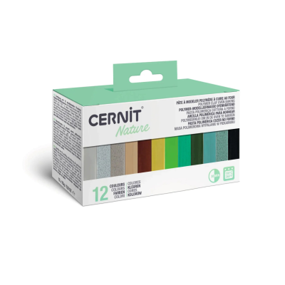 Набір пластики Nature Colours, 12×25 г, Cernit