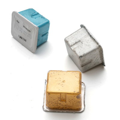 Набор гуашевых красок металлики Jelly Cup 18x30 мл желтый пластиковый пенал HIMI