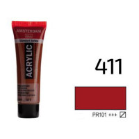 Фарба акрилова AMSTERDAM, (411) Сієна палена, 20 мл, Royal Talens