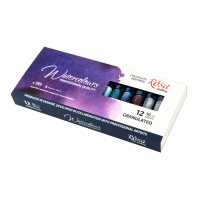 Набор акварельных гранулирующих красок GRANULATION 12цв 10мл, туба картон ROSA Gallery