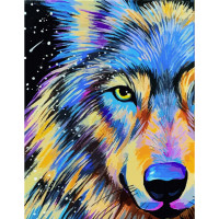 Холст на картоне с контуром, Животные №9, 30х40, хлопок, акрил, ROSA START (GPA284118)