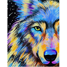 Холст на картоне с контуром, Животные №9, 30х40, хлопок, акрил, ROSA START (GPA284118)