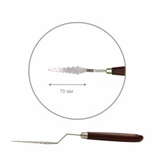 Мастихін ROSA Studio ArtWork №4 хвилястий, довжина 7 см