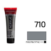 Краска акриловая AMSTERDAM, (710) Серый нейтральный, 20 мл, Royal Talens