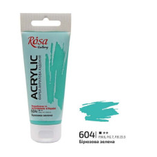 Акрилова фарба, Бірюзова зелена, 60 мл, ROSA Gallery