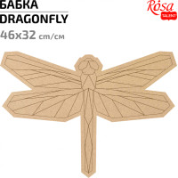 Основа для декорирования панно-мозаика Стрекоза 2, МДФ, 46х32 см, ROSA TALENT (487508)
