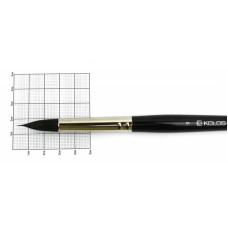 Кисть Белка круглая, Classic 3049R, № 9, короткая ручка KOLOS