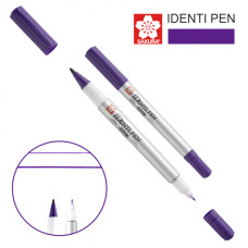 Перманентный маркер IDENTI PEN, двусторонний, 0,4 / 1 мм, Фиолетовый, Sakura